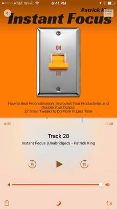 instant focus by patrick king
